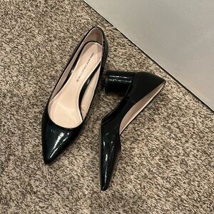ZARA basic collection blocked heels shoes 6